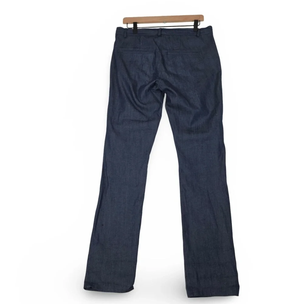Assembly New York Mens 32 Blue Pleated Drawstring Chambray Trouser Pants Bottoms